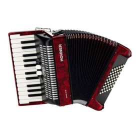 Hohner Bravo II Kırmızı 60 Bas Akordeon