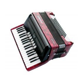 Hohner III 96 Bravo Kırmızı Akordiyon