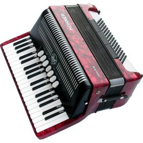 Hohner III 96 Bravo Kırmızı Akordiyon