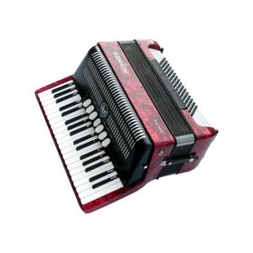 Hohner III 96 Bravo Kırmızı Akordiyon