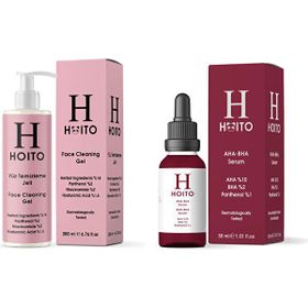 Hoito 200 ml Yüz Temizleme Jeli + 200 ml Aha Bha Tonik + 30 ml Aha Bha Serum