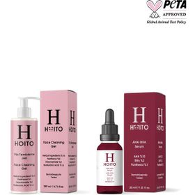 Hoito 200 ml Yüz Temizleme Jeli + 200 ml Aha Bha Tonik + 30 ml Aha Bha Serum
