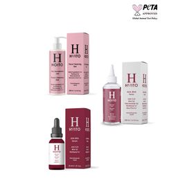 Hoito 200 ml Yüz Temizleme Jeli + 200 ml Aha Bha Tonik + 30 ml Aha Bha Serum