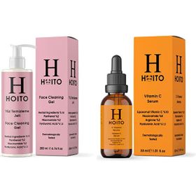 Hoito 200 ml Yüz Temizleme Jeli + 30 ml C Vitamini Serumu
