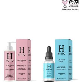 Hoito 200 ml Yüz Temizleme Jeli + 30 ml Leke Karşıtı Baskım Serumu