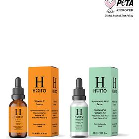 Hoito 30 ml Hyalüronik Asit Serum + 30 ml C Vitamini Serumu