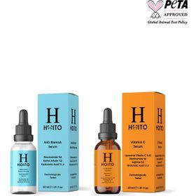 Hoito 30 ml Leke Karşıtı Bakım Serumu + 30 ml C Vitamini Serumu