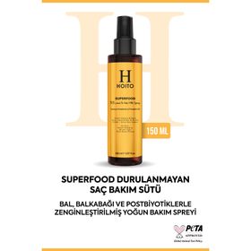 Hoito Superfood Bal & Posbiyotik & Bal Kabağı Yağı Durulanmayan 150 ml Saç Bakım Sütü