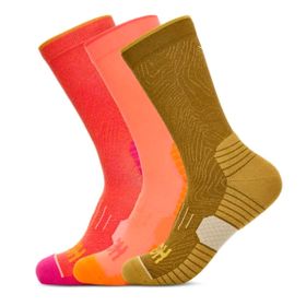 Hoka 1122931-CDNN Crew Run 3-Pack Çok Renkli Koşu Unisex Çorap