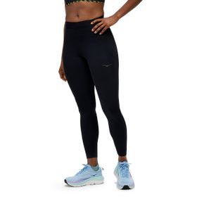 Hoka 1141743-BLK Siyah Novafly Run 25 inç Kadın Koşu Tayt