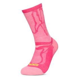 Hoka 1164333-ECR Pembe Clifton Crew Run Unisex Koşu Çorap
