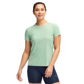 Hoka 1175774-JADE Yeşil Airolite Short Sleeve 2.0 Kadın Koşu T-Shirt