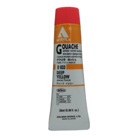 Holbein D-033 Deep Yellow 20 ml Guaj Boya
