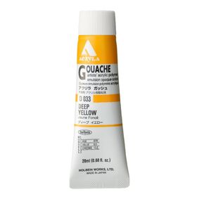 Holbein D-033 Deep Yellow 20 ml Guaj Boya