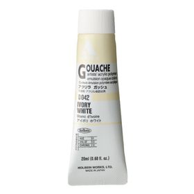 Holbein D-042 Ivory White 20 ml Guaj Boya
