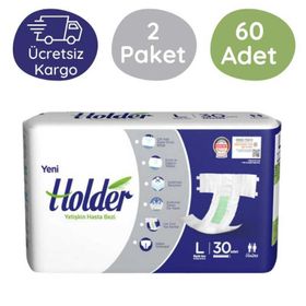 Holder 100x150 cm 60 Adet Büyük Belbantlı Yetişkin Hasta Bezi