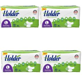 Holder 120 Adet Large Belbantlı Hasta Bezi