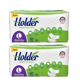 Holder 60 Adet Large Belbantlı Hasta Bezi