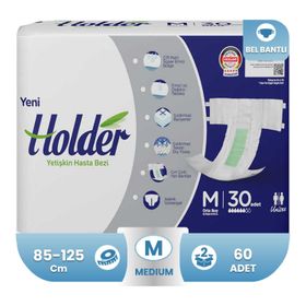 Holder 60 Adet Medium Belbantlı Hasta Bezi