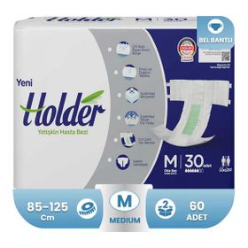 Holder 60 Adet Medium Belbantlı Hasta Bezi