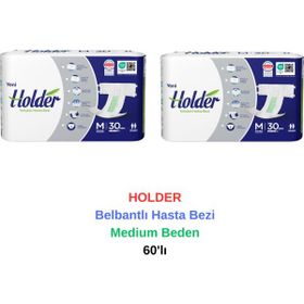 Holder 60 Adet Medium Belbantlı Hasta Bezi