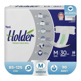 Holder 90 Adet Medium Belbantlı Hasta Bezi