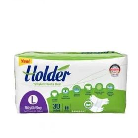 Holder Bel Bantlı Tekstil Yüzey L Büyük 30 Adet Hasta Bezi