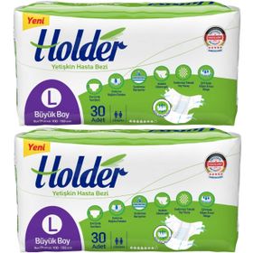 Holder Bel Bantlı Tekstil Yüzey L Büyük 60 Adet Hasta Bezi
