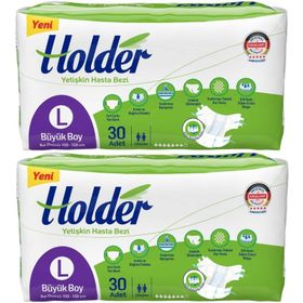 Holder Bel Bantlı Tekstil Yüzey L Büyük 60 Adet Hasta Bezi