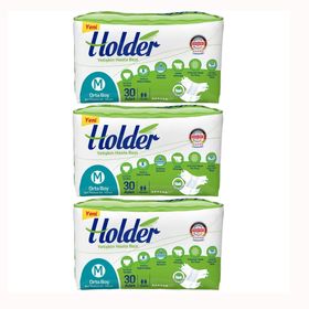 Holder Bel Bantlı Tekstil Yüzey M Orta 90 Adet Hasta Bezi