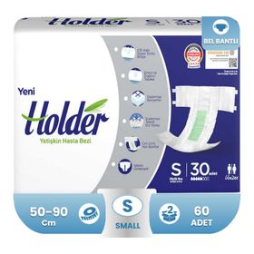 Holder Belbantlı 60 Adet S Hasta Bezi