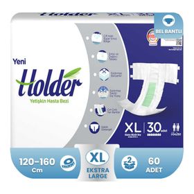 Holder Belbantlı 60 Adet XL Hasta Bezi