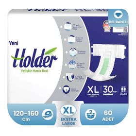 Holder Belbantlı 60 Adet XL Hasta Bezi