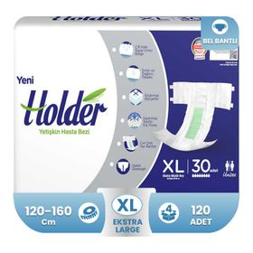Holder Belbantlı 90 Adet XL Hasta Bezi