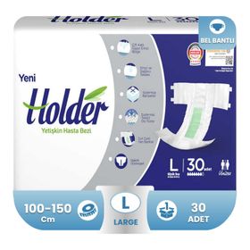 Holder Belbantlı Large 30 Adet Hasta Bezi