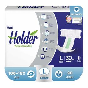 Holder Belbantlı Large 90 Adet Hasta Bezi