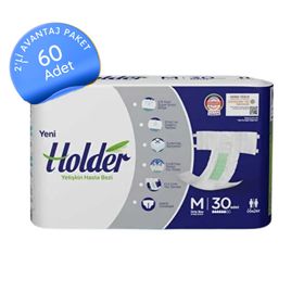 Holder Belbantlı Orta 60 Adet Yetişkin Hasta Bezi