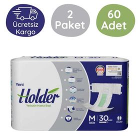Holder Belbantlı Orta 60 Adet Yetişkin Hasta Bezi