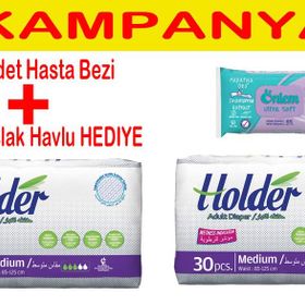 Holder Belbantlı Orta 60 Adet Yetişkin Hasta Bezi