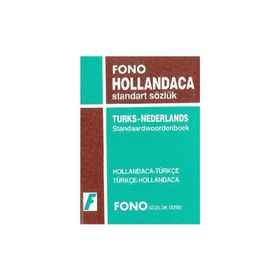 Hollandaca Türkçe Türkçe Hollandaca Sözlük Fono Yayınları