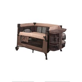 Holmer Coolstyle Multi Pro Bej Kahverengi Anne Yanı Beşik Park Yatak