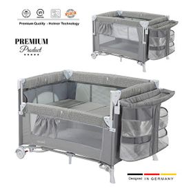 Holmer Coolstyle Multi Pro Gri Anne Yanı Beşik Park Yatak