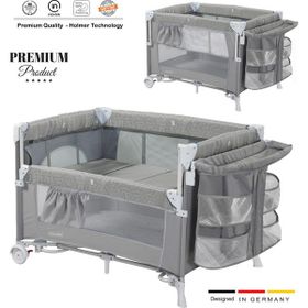 Holmer Coolstyle Multi Pro Gri Anne Yanı Beşik Park Yatak