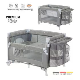 Holmer Coolstyle Multi Pro Gri Anne Yanı Beşik Park Yatak