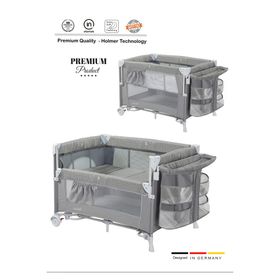 Holmer Coolstyle Multi Pro Gri Anne Yanı Beşik Park Yatak