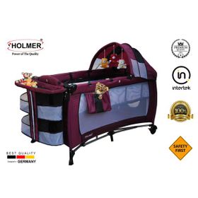 Holmer Kids Maxi Comfort Eurostyle Mürdüm 60x120 cm Oyun Parkı ve Aloevera 70x110 cm Yatak
