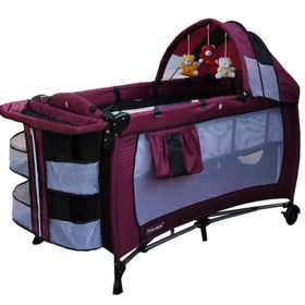 Holmer Kids Maxi Comfort Eurostyle Mürdüm 60x120 cm Oyun Parkı ve Aloevera 70x110 cm Yatak