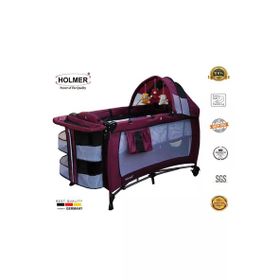 Holmer Kids Maxi Comfort Eurostyle Mürdüm 60x120 cm Oyun Parkı ve Aloevera 70x110 cm Yatak