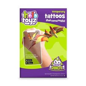 HoloToyz Tattoo Jurassic Dinos AR Uyumlu Geçici Dövme
