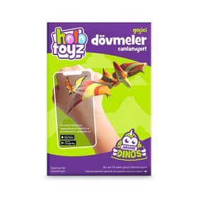 HoloToyz Tattoo Jurassic Dinos AR Uyumlu Geçici Dövme